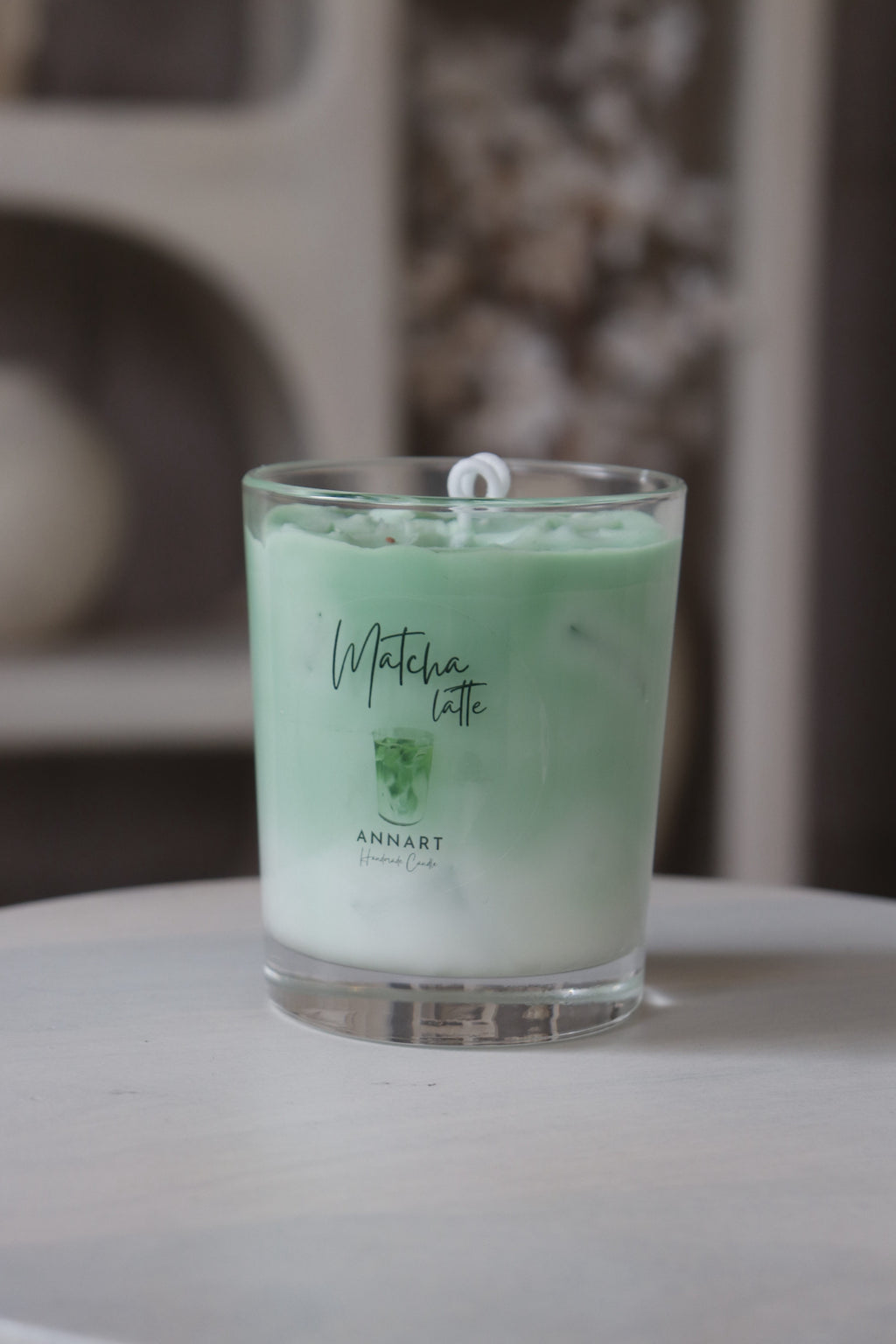 Matcha Latte Kerze