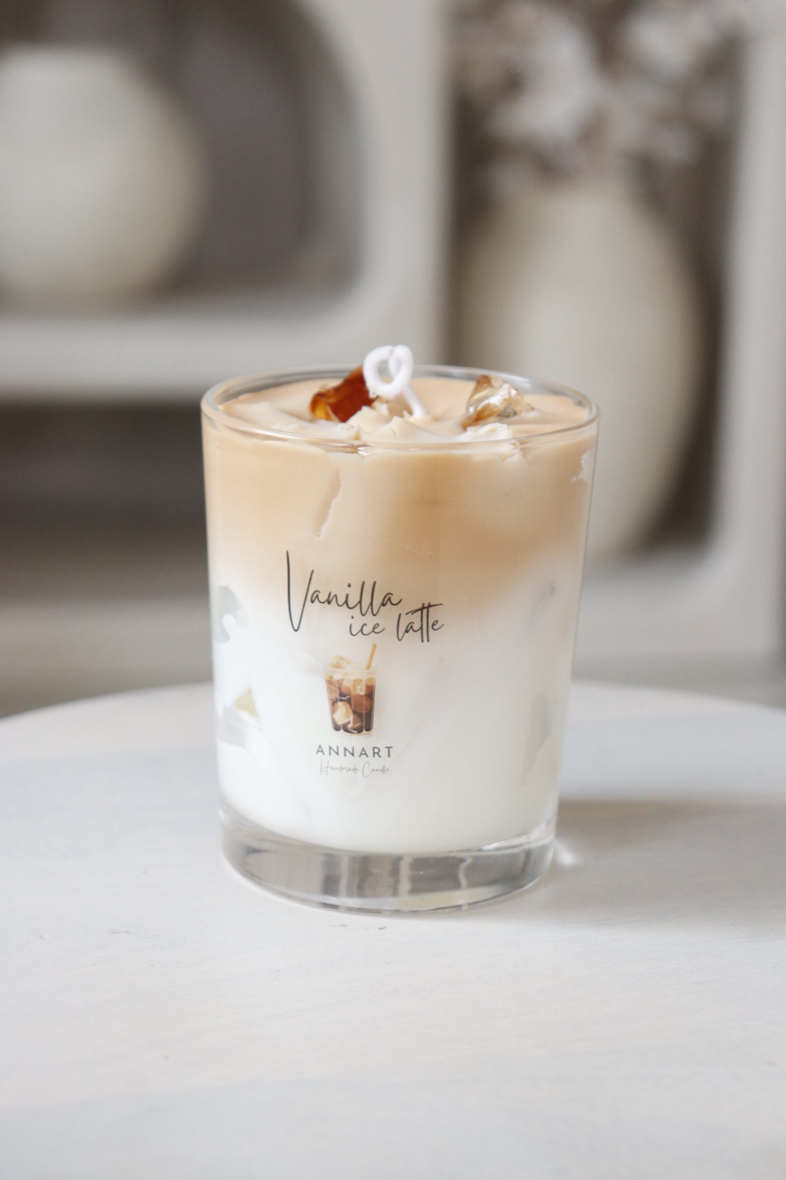 Vanille Eiskaffee Kerze