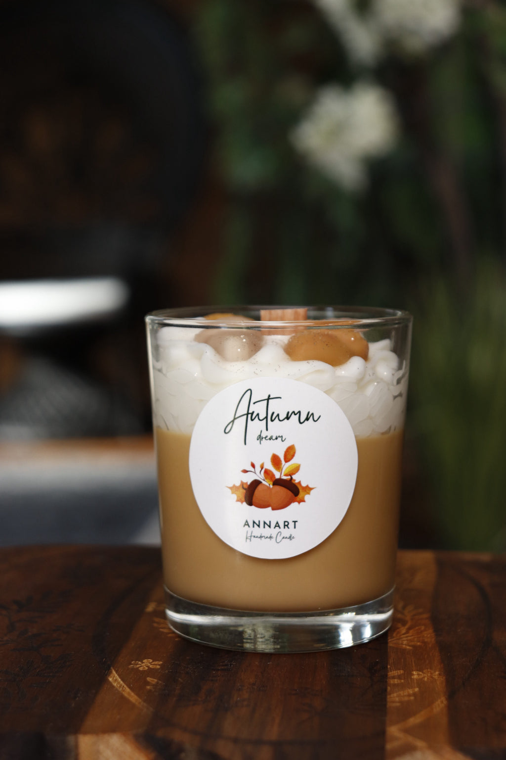 Herbsttraum Kerze