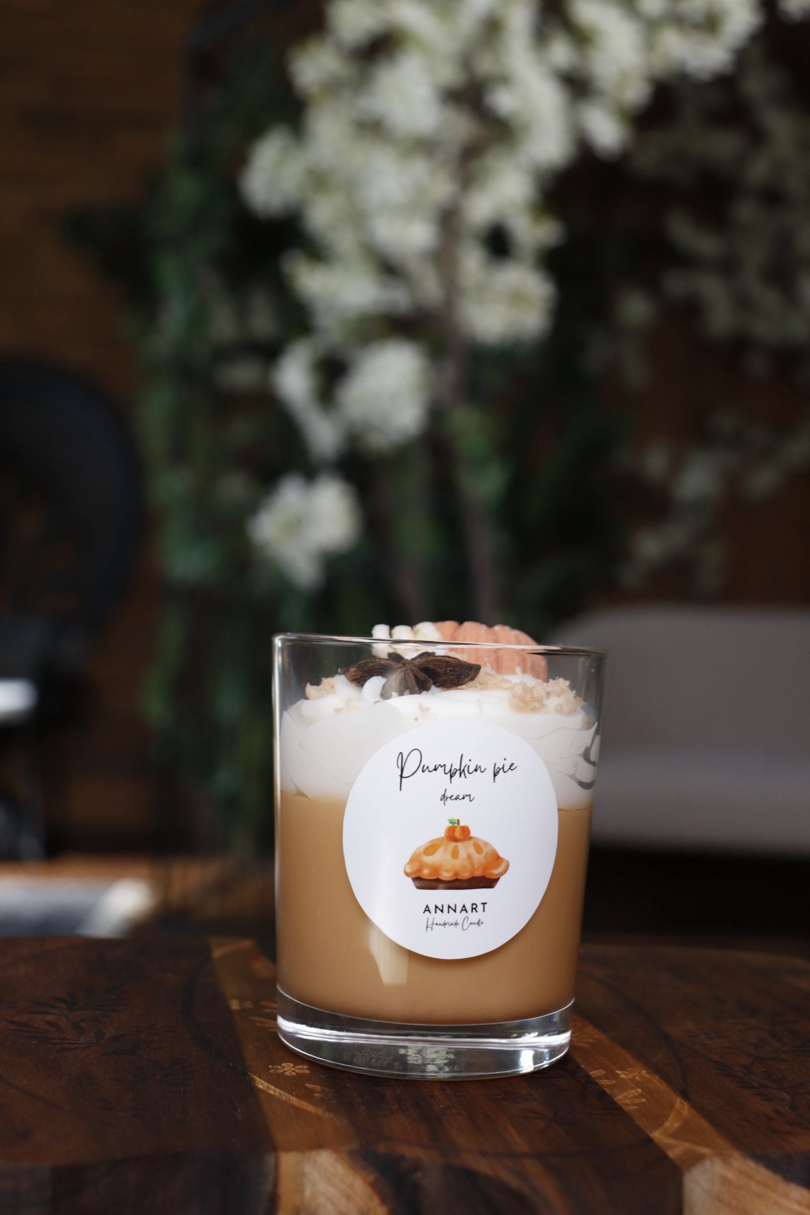 Pumpkin Pie Kerze