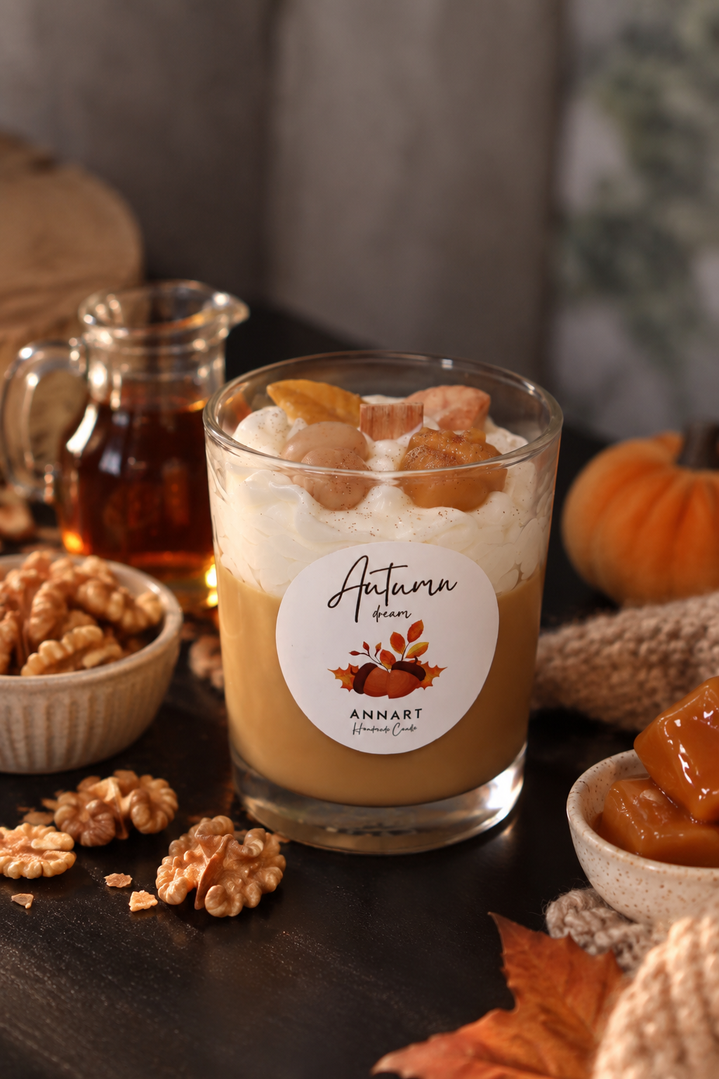 Herbsttraum Kerze
