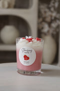 Strawberry Cupcake Kerze