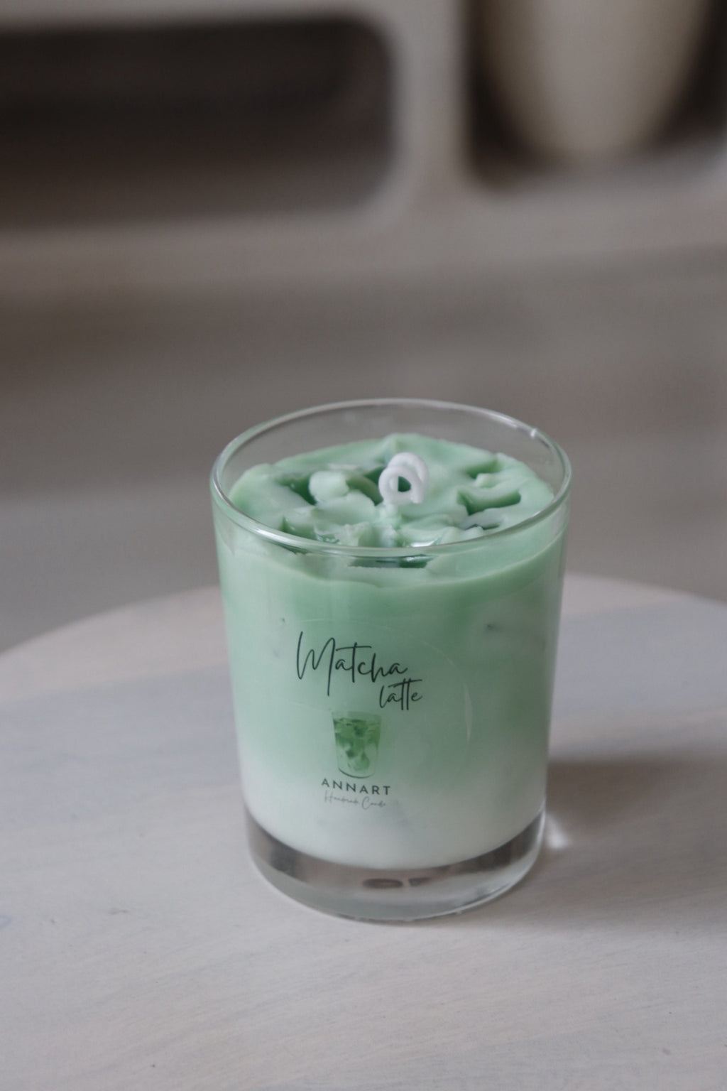 Matcha Latte Kerze