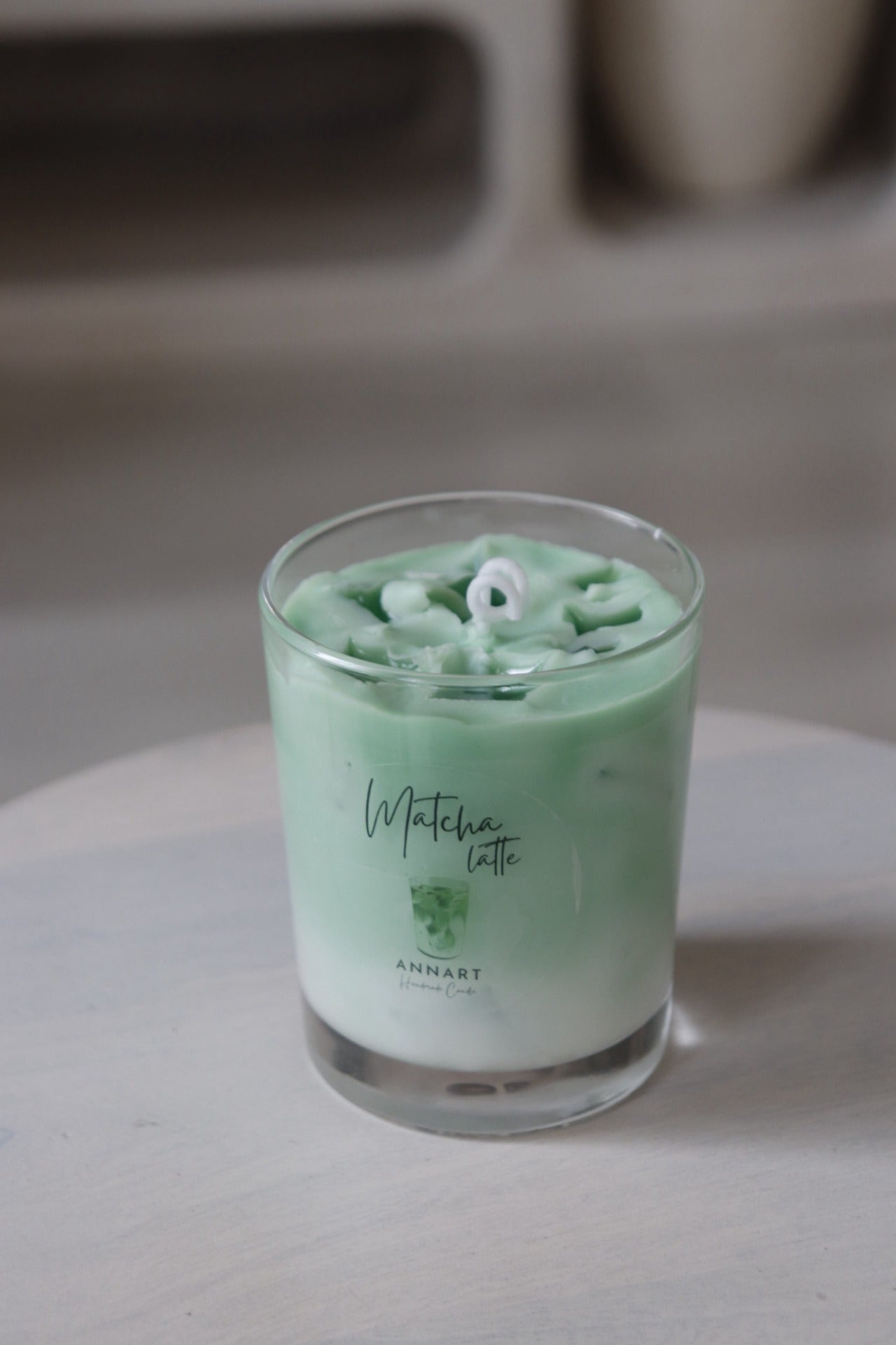 Matcha Latte Kerze