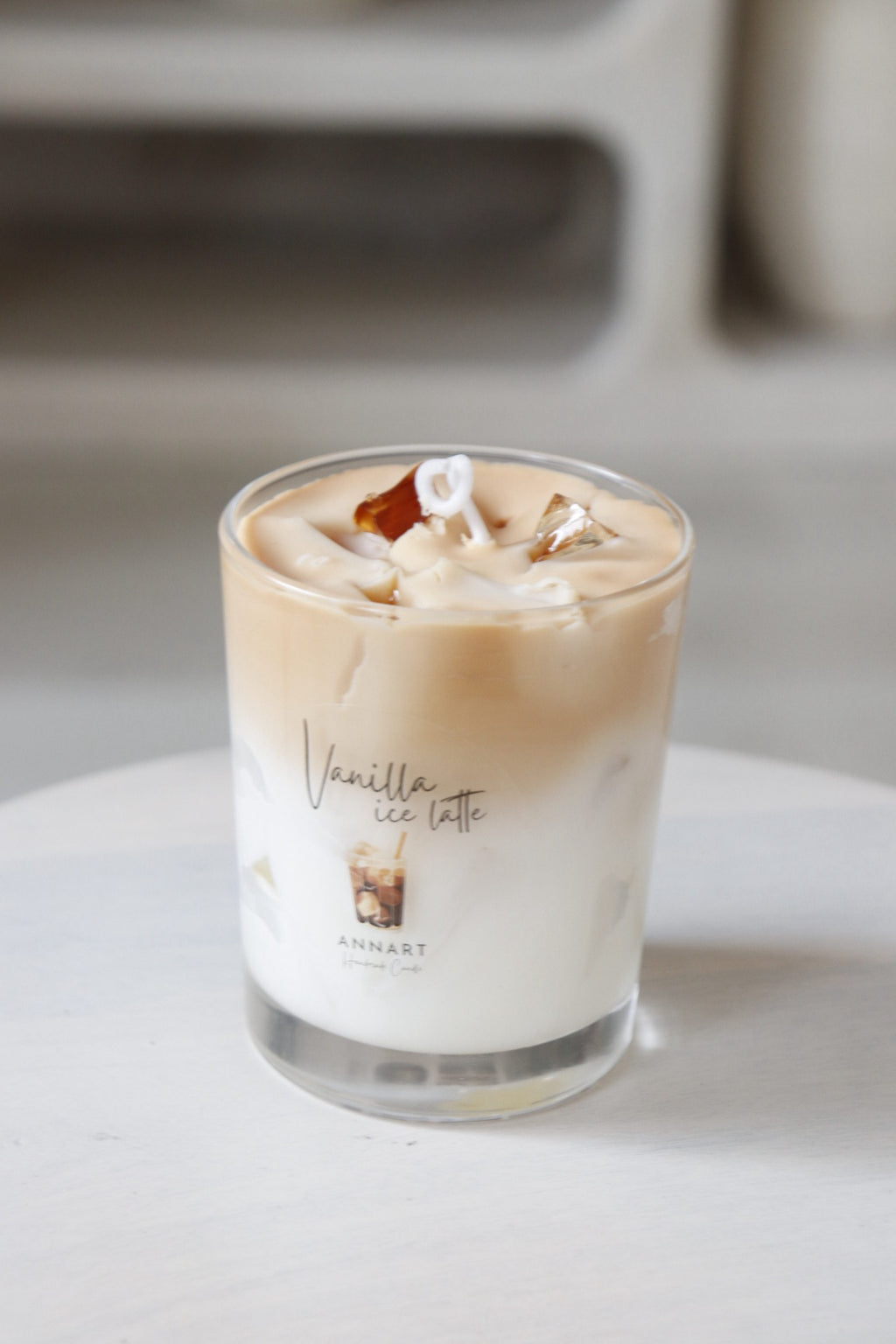 Vanille Eiskaffee Kerze