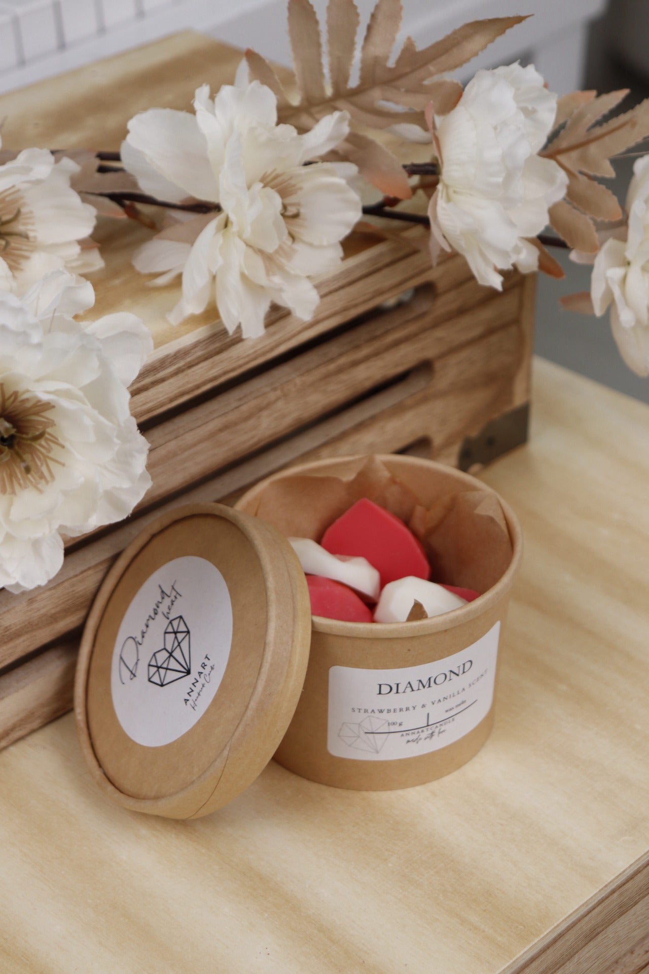 Diamond Heart Duftwachs